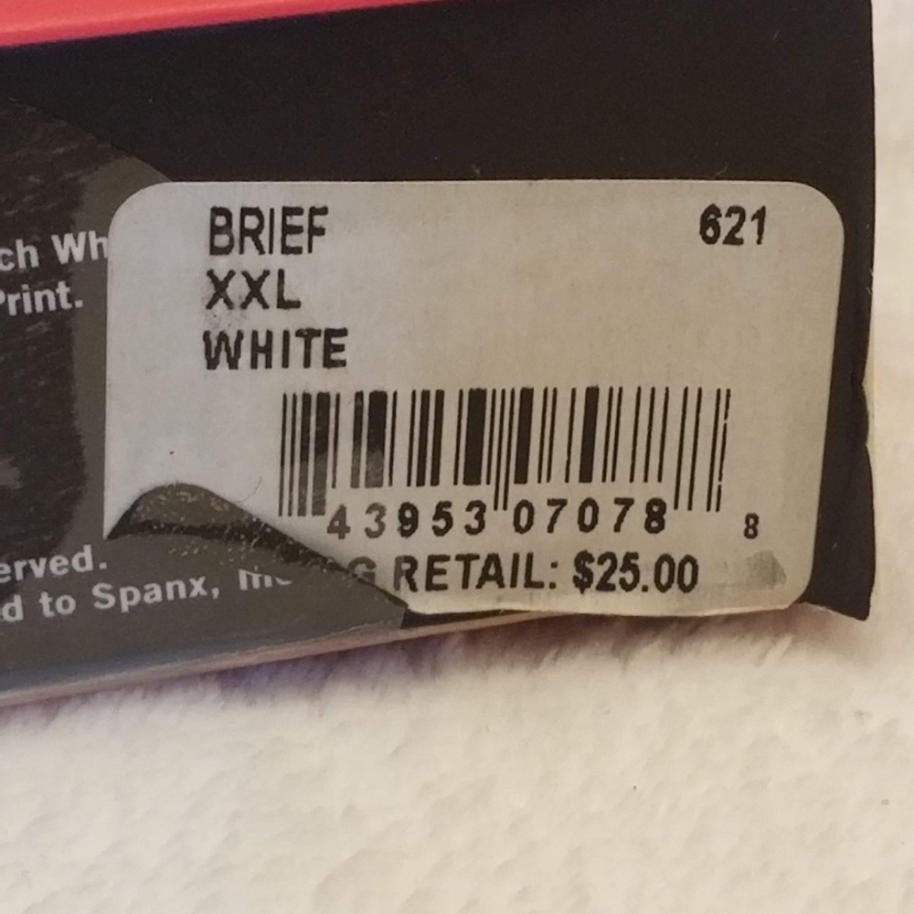 Men's XXL SPANX Cotton Comfort Brief - Picture 5 of 6